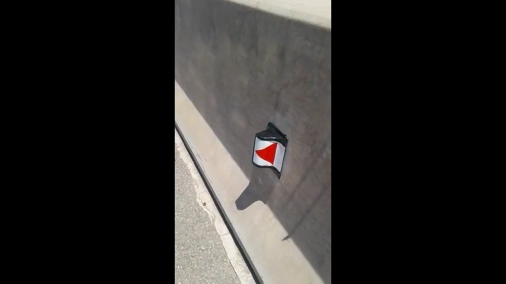 Bakwena Dome Unidirectional Concrete Barrier Reflector